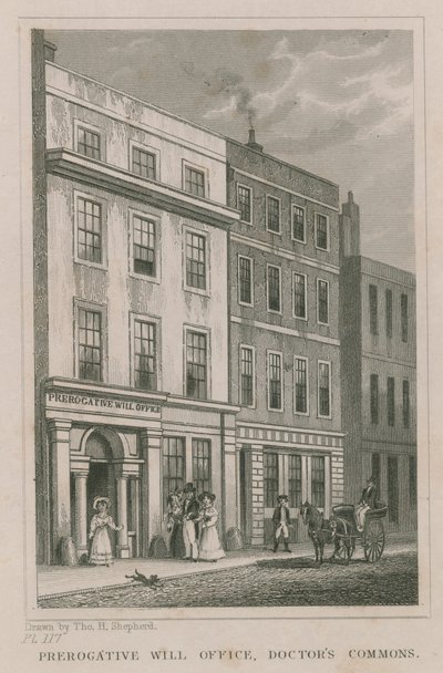 Prerogativa Will Office, Doctor&39;s Commons de Thomas Hosmer Shepherd