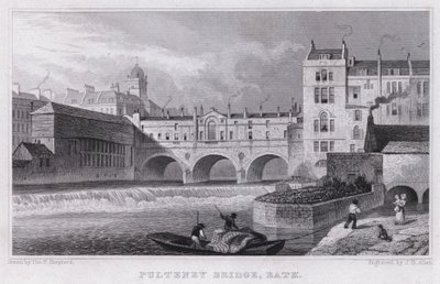Ponte Pulteney, Banho (gravação) de Thomas Hosmer Shepherd