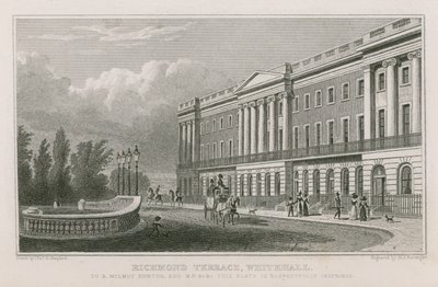 Richmond Terrace em Whitehall de Thomas Hosmer Shepherd