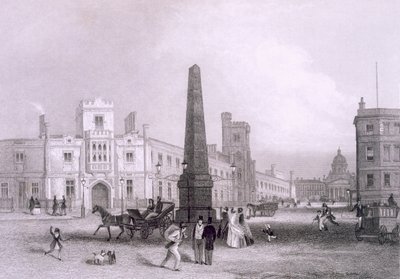 Escola para Cegos Indigentes e Hospital de Belém, c1851-55. de Thomas Hosmer Shepherd