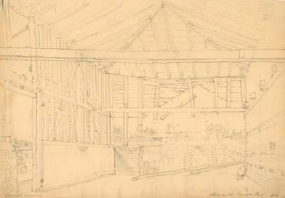 Galpão no Regent&39;s Park, datado de 1812 de Thomas Hosmer Shepherd