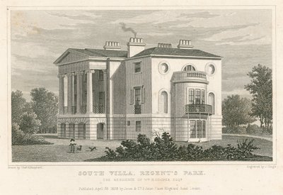 South Villa, Regent&39;s Park, Londres de Thomas Hosmer Shepherd