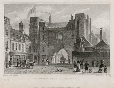Portão de São João, Clerkenwell de Thomas Hosmer Shepherd