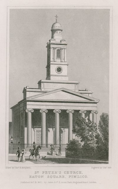 Igreja de São Pedro, Eaton Square, Pimlico de Thomas Hosmer Shepherd
