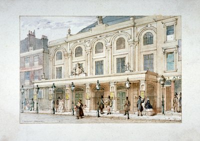 Surrey Theatre e Surrey Coffee House na Blackfriars Road, Southwark, Londres, c1835 de Thomas Hosmer Shepherd