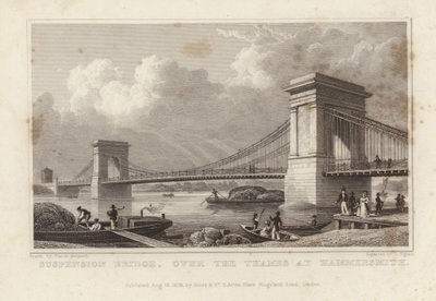 Ponte suspensa de Thomas Hosmer Shepherd