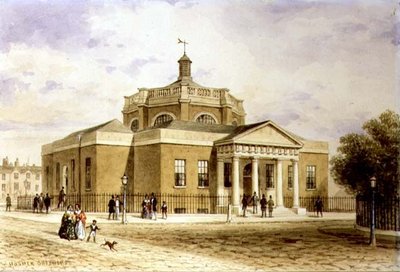 The Guildhall, Westminster (aguarela sobre papel) de Thomas Hosmer Shepherd