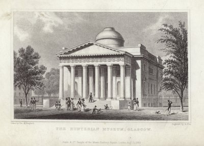 O Museu Hunterian, Glasgow de Thomas Hosmer Shepherd
