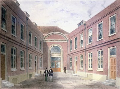 O Tribunal Interno de Girdlers Hall Basinghall Street, 1853 de Thomas Hosmer Shepherd