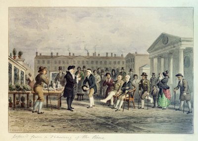 O Quack Doctor, 1857 de Thomas Hosmer Shepherd