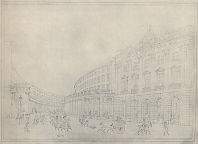 The Quadrant, Regent Street, 1822, 1920 de Thomas Hosmer Shepherd