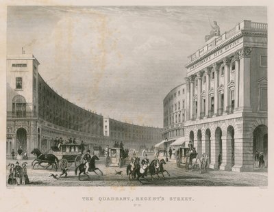 O Quadrante, Regent&39;s Street, Londres de Thomas Hosmer Shepherd