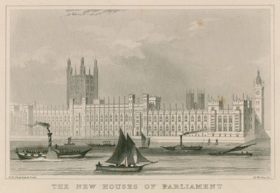 As novas Casas do Parlamento de Thomas Hosmer Shepherd