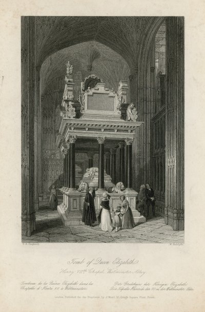 Túmulo da rainha elizabeth i de Thomas Hosmer Shepherd