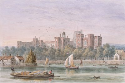 Vista, de, lambeth, palácio, de, a, thames, 1837 de Thomas Hosmer Shepherd