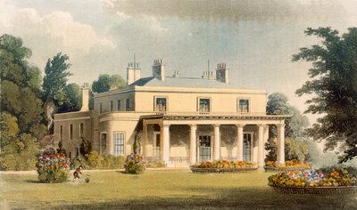 Wimbledon Park, de R. Ackermann (1764-1834) &39;Repository of Arts&39;, 1823 (gravura a cores) de Thomas Hosmer Shepherd