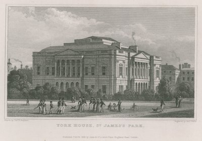 Casa de York, St James&39;s Park, Londres de Thomas Hosmer Shepherd