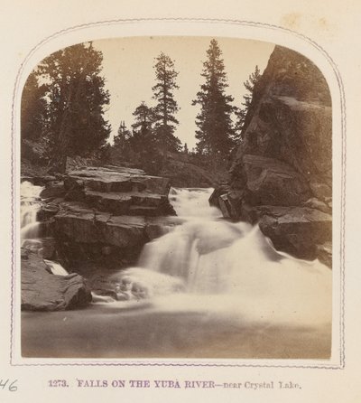Quedas do rio Yuba - perto de Crystal Lake de Thomas Houseworth