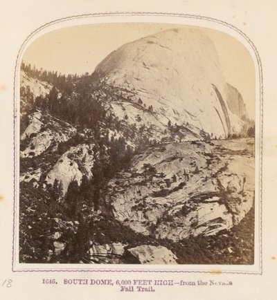 Cúpula Sul, 6.000 pés de altura - a partir do Trilho da Queda do Nevada de Thomas Houseworth