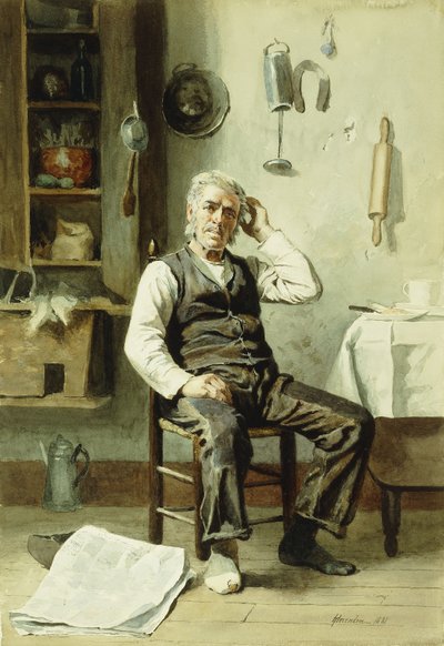 Intrigado, 1881 de Thomas Hovenden