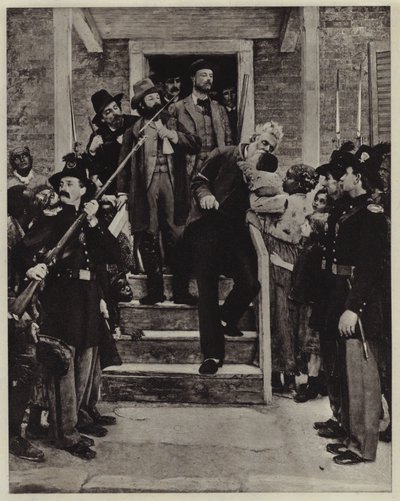 Os Últimos Momentos de John Brown (litho) de Thomas Hovenden