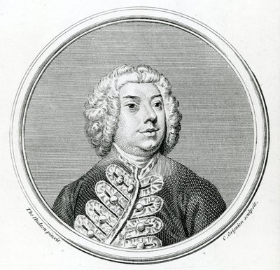 Francesco Bernardi Senesino (1686-1758) (mezzotint) de Thomas Hudson