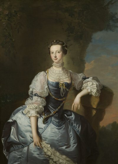 Retrato da Sra. Emma Harvey de Thomas Hudson