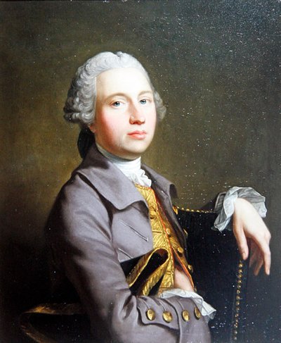Retrato de um Cavalheiro (óleo sobre tela) de Thomas Hudson