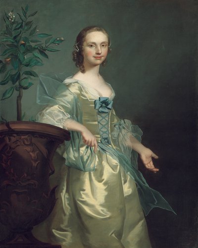 Retrato de uma senhora, chamada Isabella Courtenay de Thomas Hudson