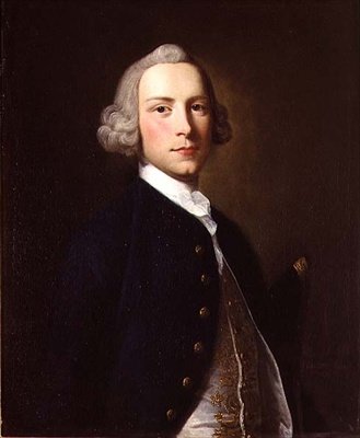Retrato de um oficial naval de uniforme de Thomas Hudson