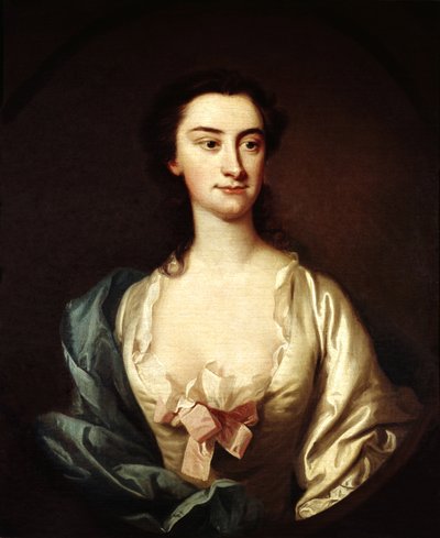 Retrato da cantora Susannah Maria Cibber, c.1745 de Thomas Hudson