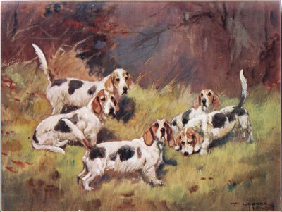 Esperando, ilustração de &39;Hounds&39; de Thomas Ivester Lloyd