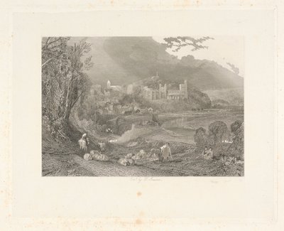 Castelo e Cidade de Arundel, Sussex de Thomas Jeavons