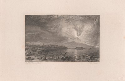 Vesúvio em erupção de Thomas Jeavons