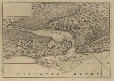 (Plano da cidade e do porto de Santo Agostinho. LOC 75693262 de Thomas Jefferys
