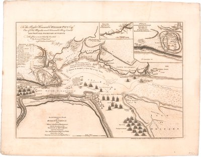Um Plano do Rio St. Laurence por Jeffreys de Thomas Jefferys