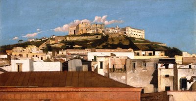 Vista da Certosa di San Martino com o Castel Sant