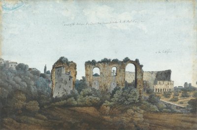 O Aqueduto de Claudian e o Coliseu de Thomas Jones