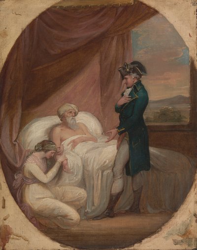O Brahmin a comprometer a sua Filha Coraly aos cuidados de Blandford de Thomas Kirk