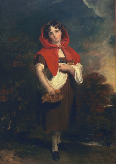 Emily Anderson: Chapeuzinho Vermelho, c.1821 de Thomas Lawrence