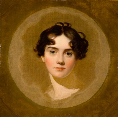 Cabeça de uma menina, final do século 18 e início do século 19 (óleo sobre tela) de Thomas Lawrence