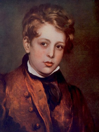Lord Byron, poeta inglês em criança de Thomas Lawrence