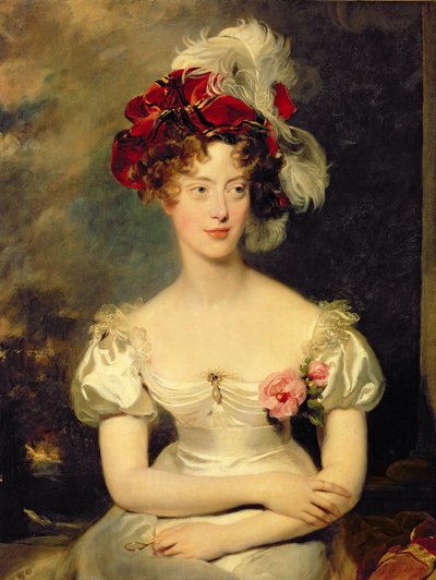 Marie-Caroline de Bourbon (1798-1870) Duquesa de Berry, c.1825 (óleo sobre tela) de Thomas Lawrence