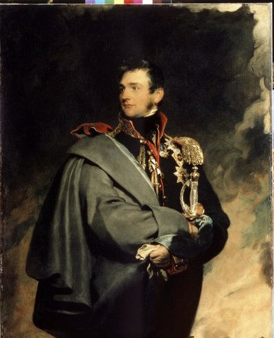 Retrato do Conde Mikhail Vorontsov (1782-1856). Pintura de Sir Thomas Lawrence (1769-1830) de Thomas Lawrence