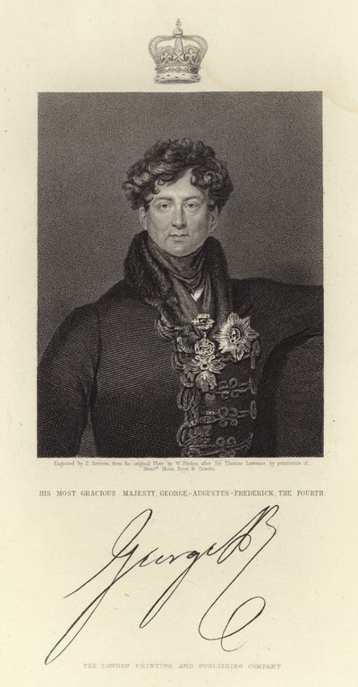 Retrato do rei george iv de Thomas Lawrence