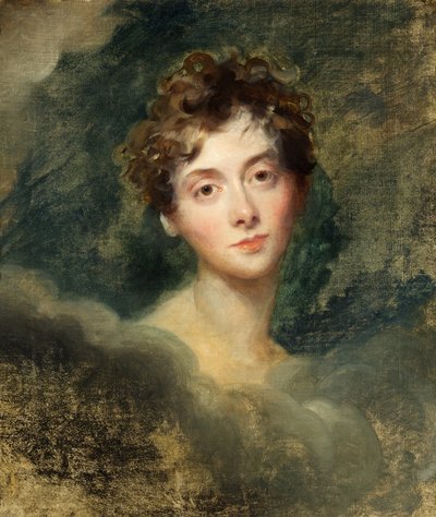 Retrato de Lady Caroline Lamb (1785-1828) c.1827 (óleo sobre tela) de Thomas Lawrence