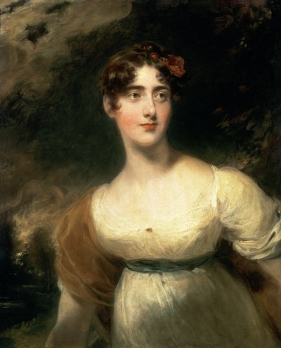 Retrato de Lady Emily Harriet Wellesley-Pole, mais tarde Lady Raglan de Thomas Lawrence