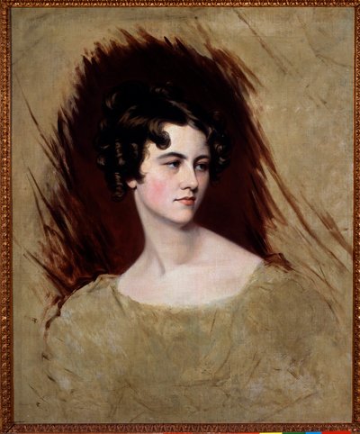 Retrato da Princesa Clementina de Metternich Pintura de Sir Thomas Lawrence (1769-1830) de Thomas Lawrence