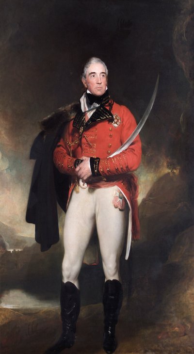 Retrato de Thomas Graham, Lord Lynedoch, soldado britânico, c1817. de Thomas Lawrence