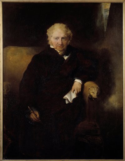 Retrato do Pintor Henri Fussli (ou Fuseli) (1741-1825) Pintura de Sir Thomas Lawrence (1769-1830) Sol do século XIX. 1042x1,09 m Bayonne, Musee Bonnat de Thomas Lawrence